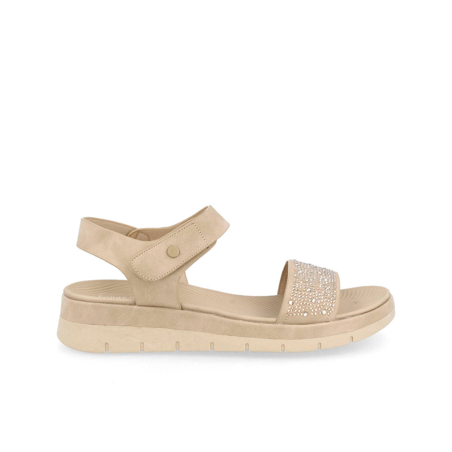 Sandalia Casual Vazza color Beige   para Mujer
