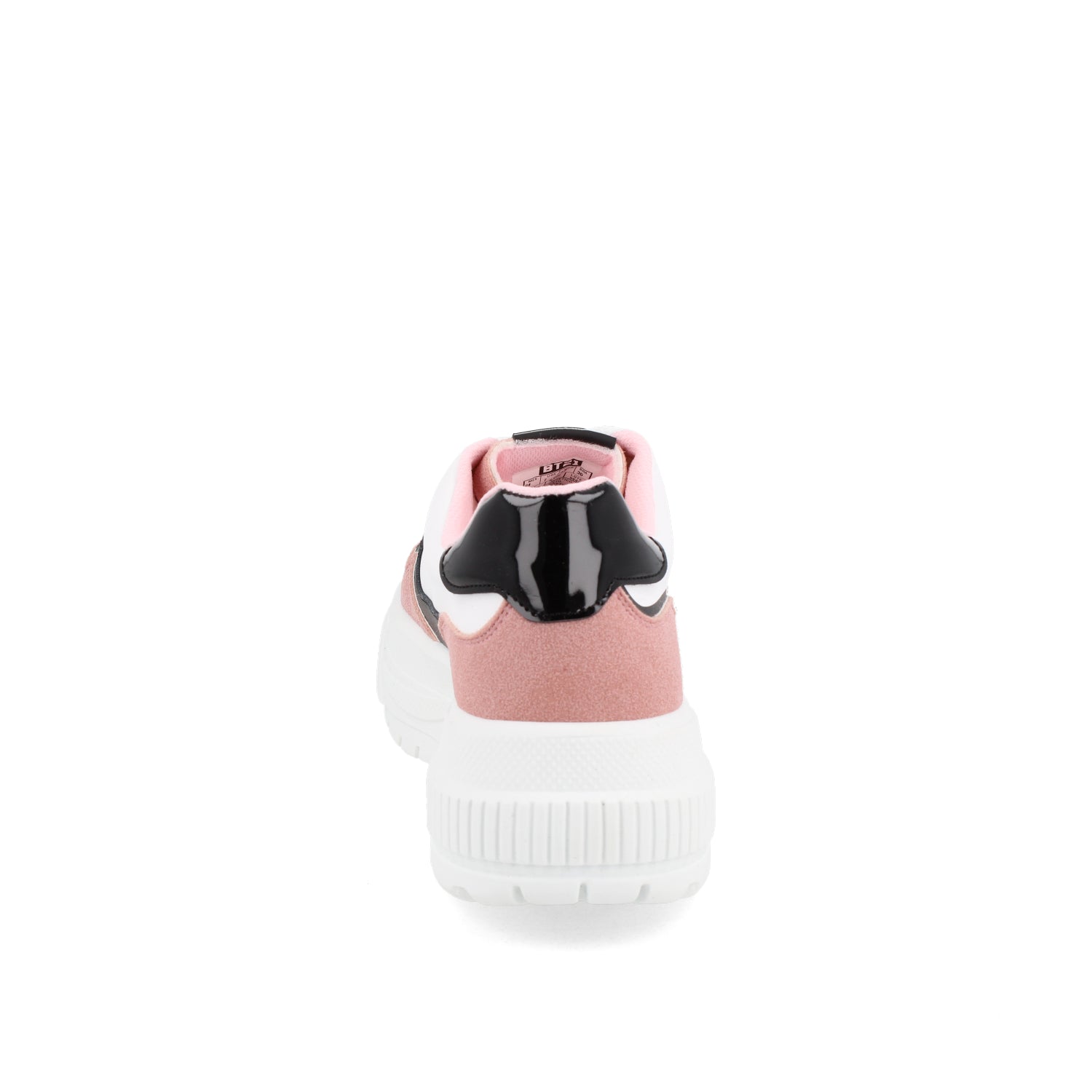 Tenis Urbano BT21 color Blanco con Rosa para Mujer