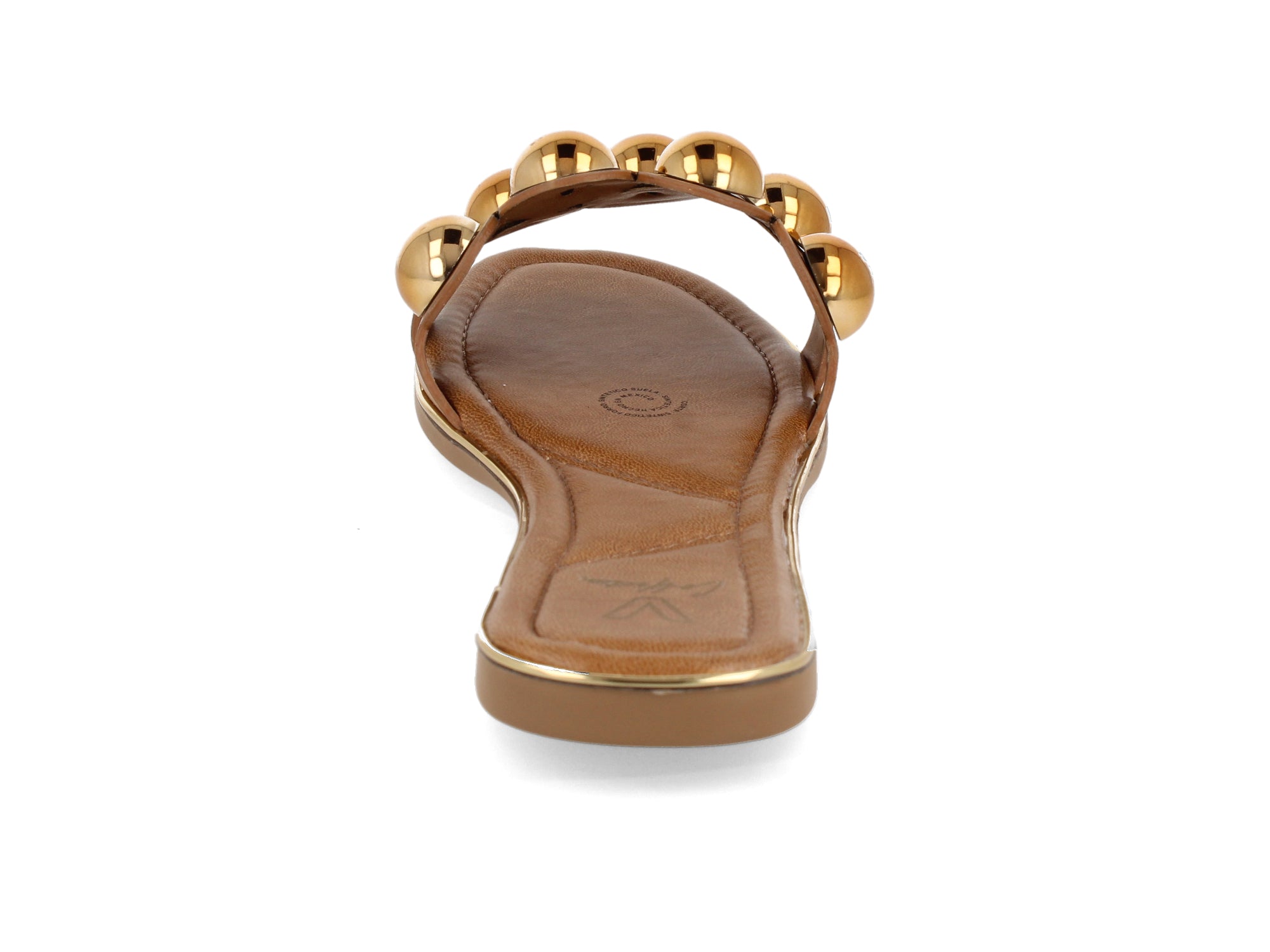Sandalia Casual Vazza color Camel para Mujer