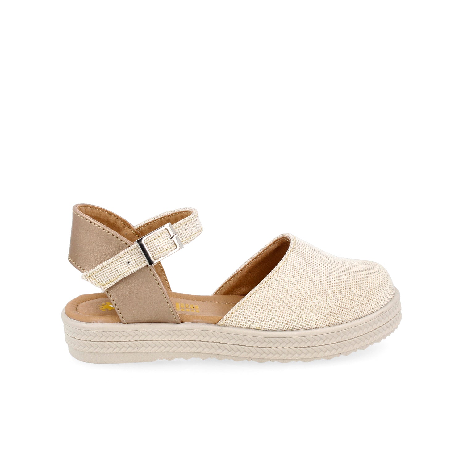 Sandalia Casual Vazza color Oro para Niña