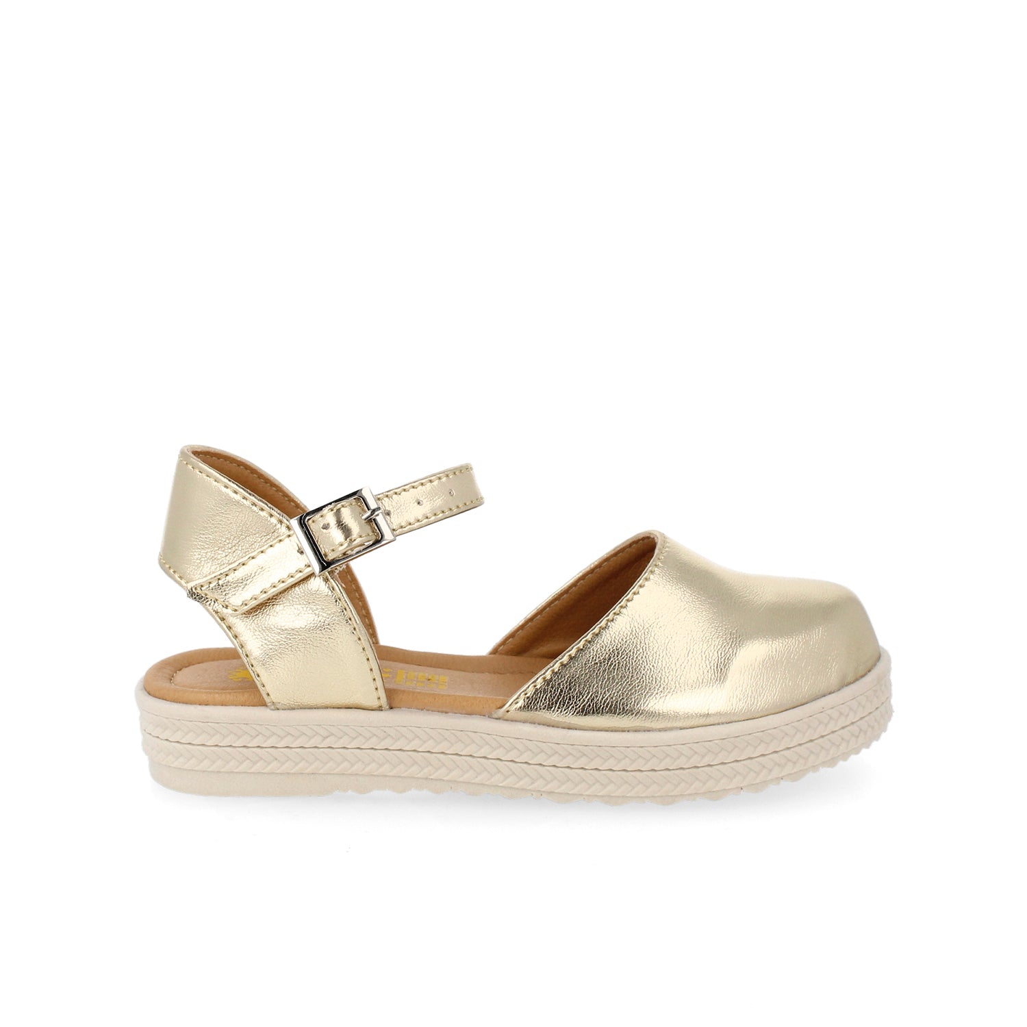 Sandalia Casual Vazza color Oro para Niña