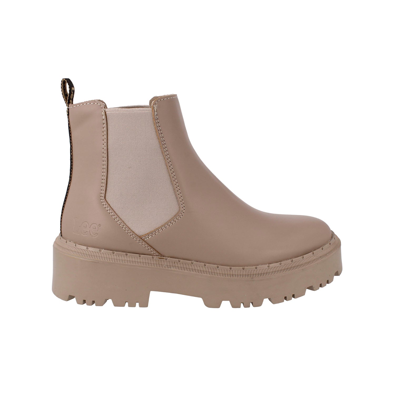 Botin Casual Lee color Khaki para Mujer