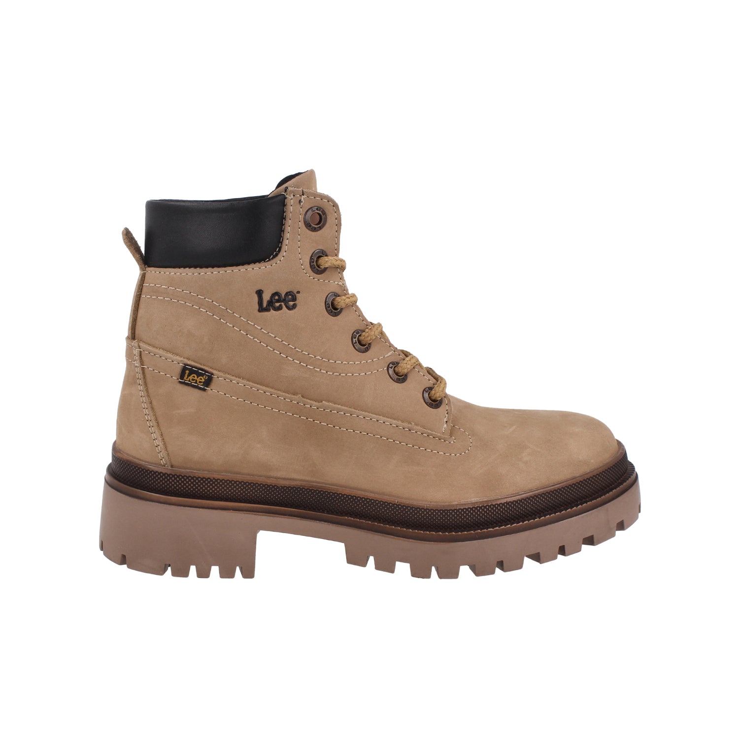 Botin Casual Lee color Khaki para Mujer