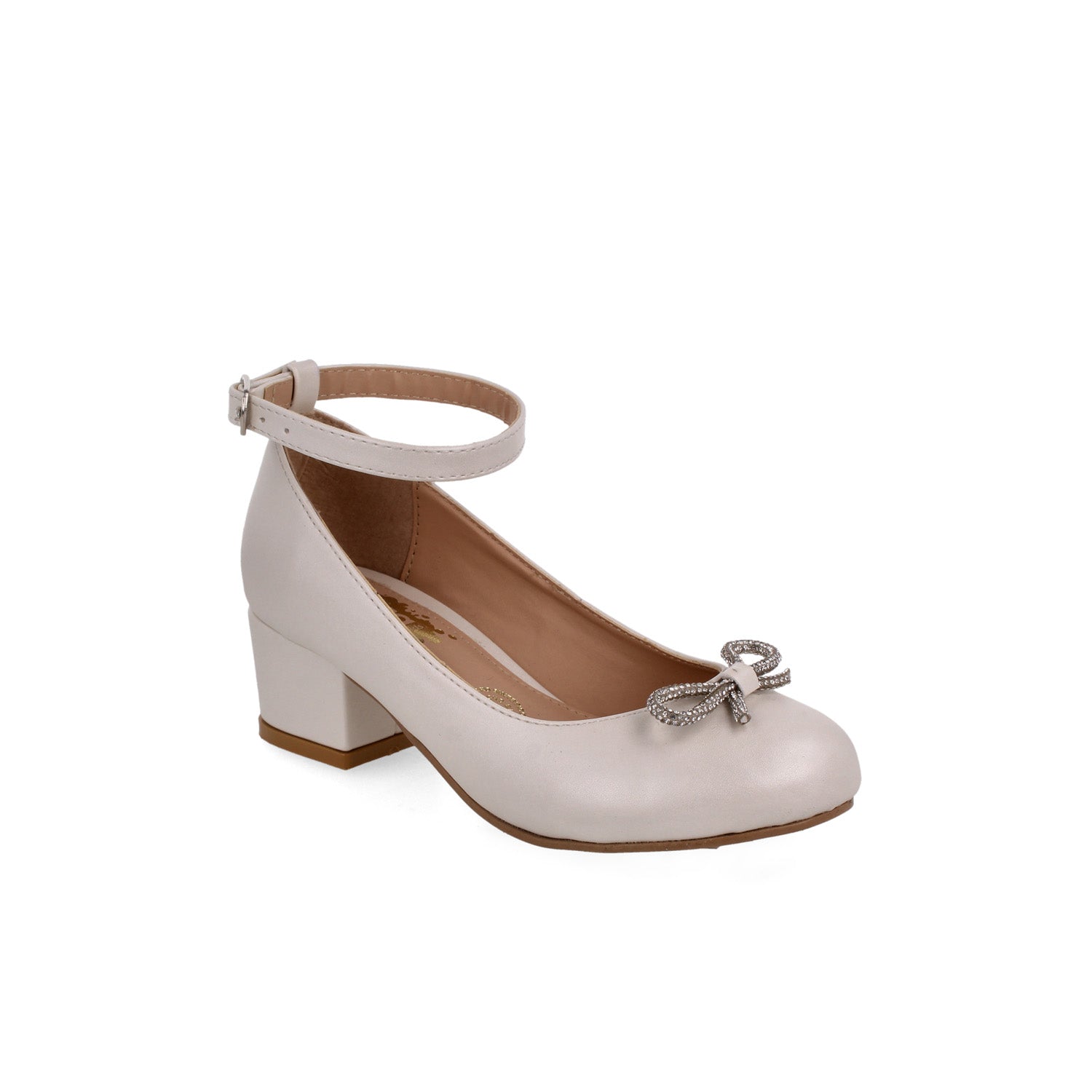 Zapatilla de Fiesta Vazza color Latte para Junior Niña