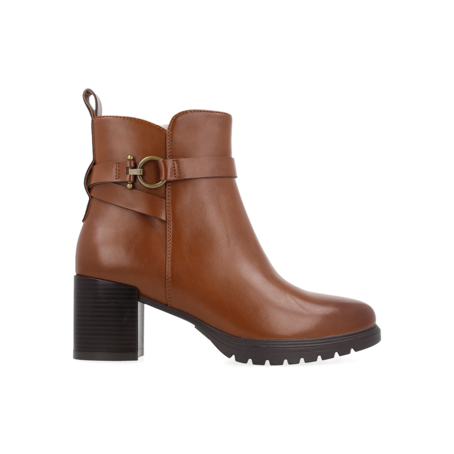 Botin Casual Vazza color Camel para Mujer