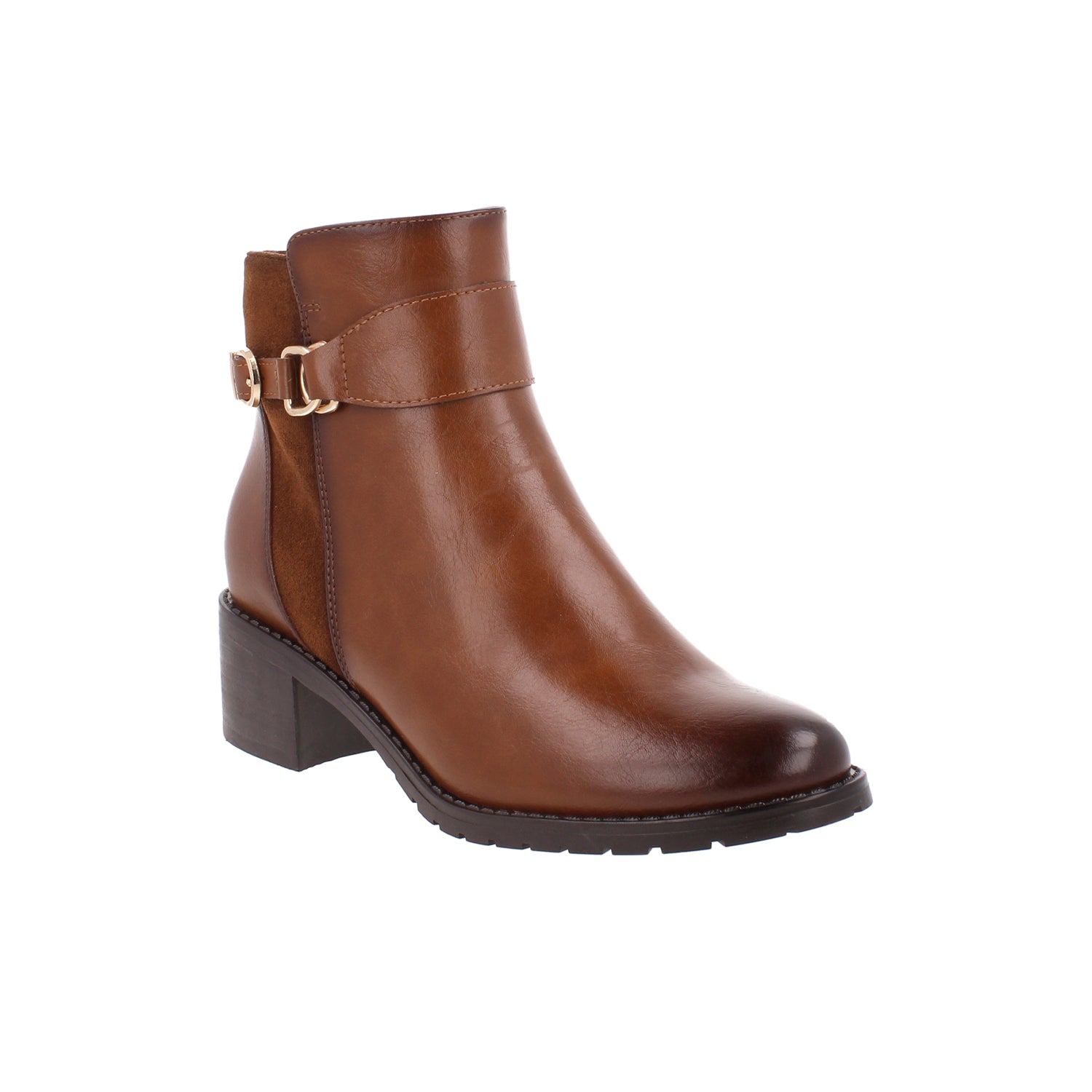 Botin de Vestir Vazza color Cafe para Mujer