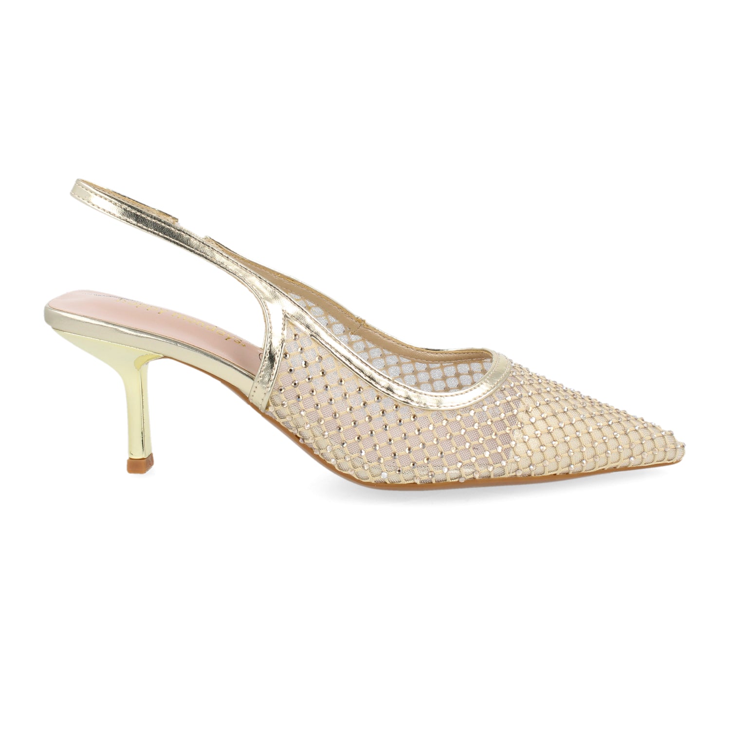 Zapatilla De Vestir Vazza color Oro para Mujer