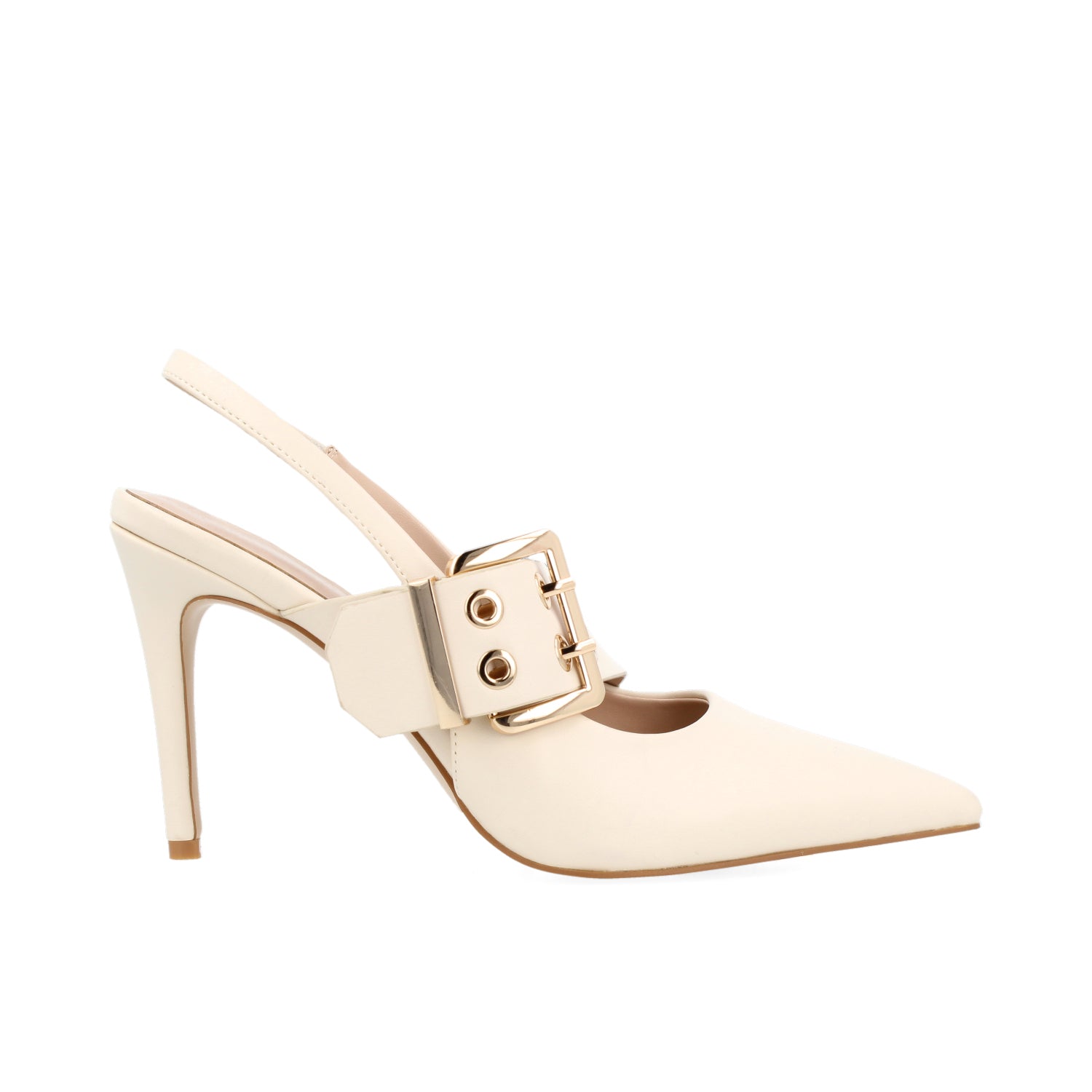 Zapatilla De Vestir Vazza color Latte para Mujer