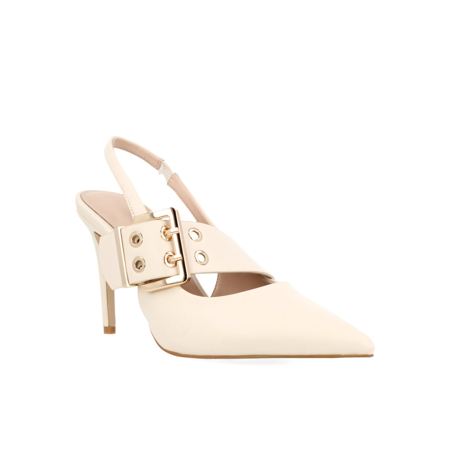 Zapatilla De Vestir Vazza color Latte para Mujer