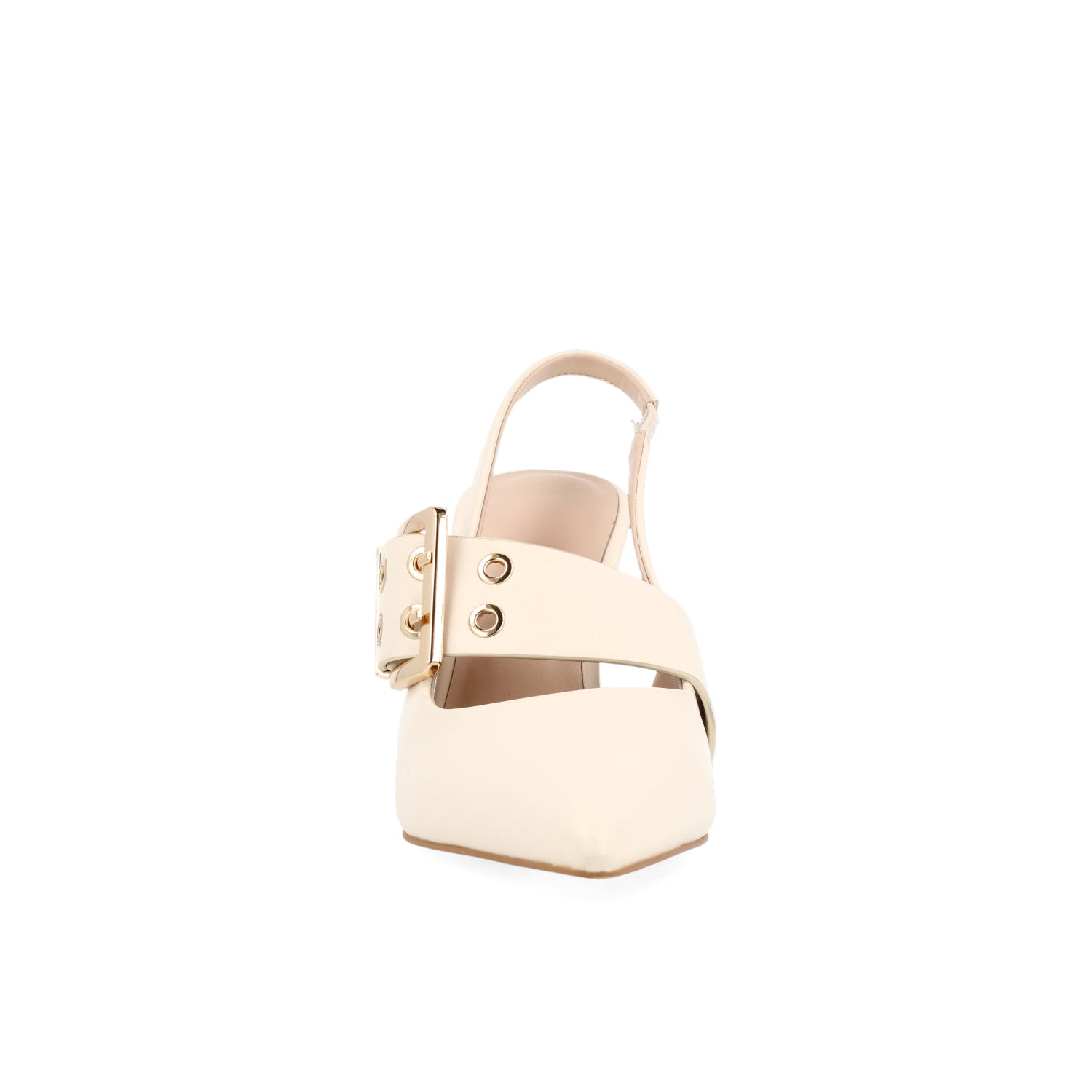 Zapatilla De Vestir Vazza color Latte para Mujer