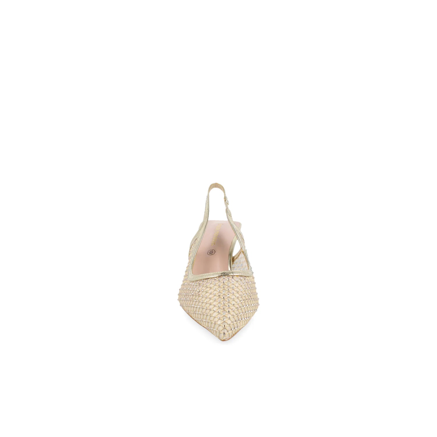 Zapatilla de Fiesta Vazza color Oro para Mujer