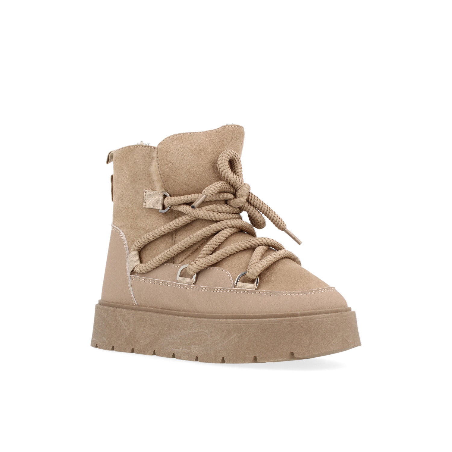 Bota Casual Vazza color Khaki para Mujer