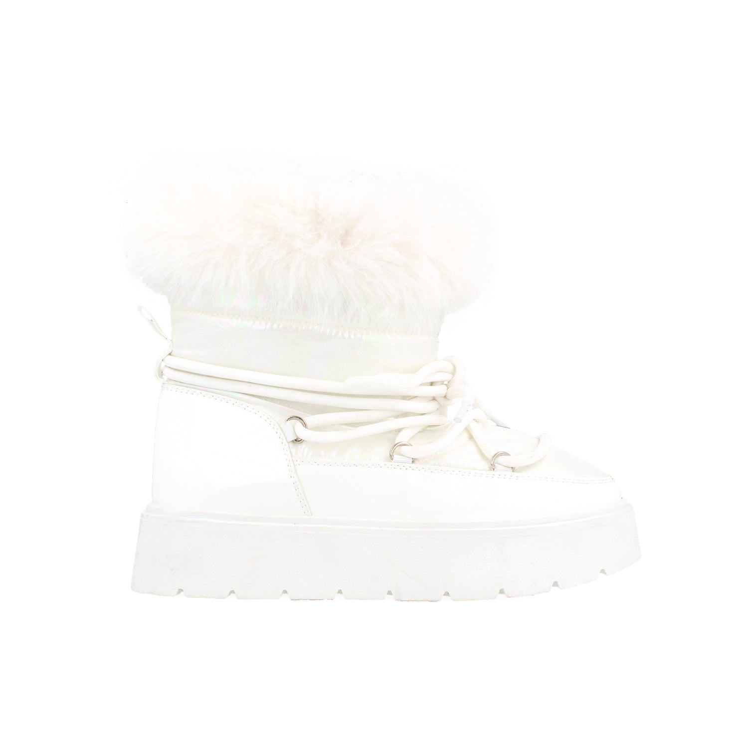 Bota Casual Vazza color Blanco para Mujer