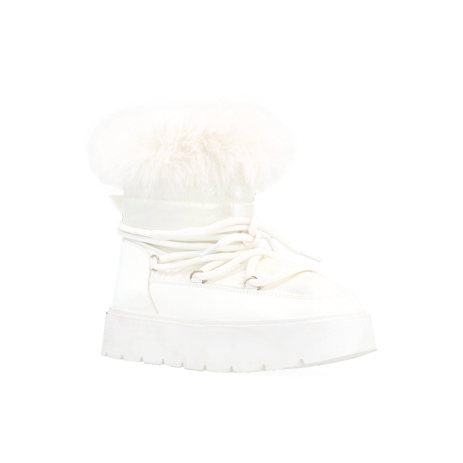 Bota Casual Vazza color Blanco para Mujer