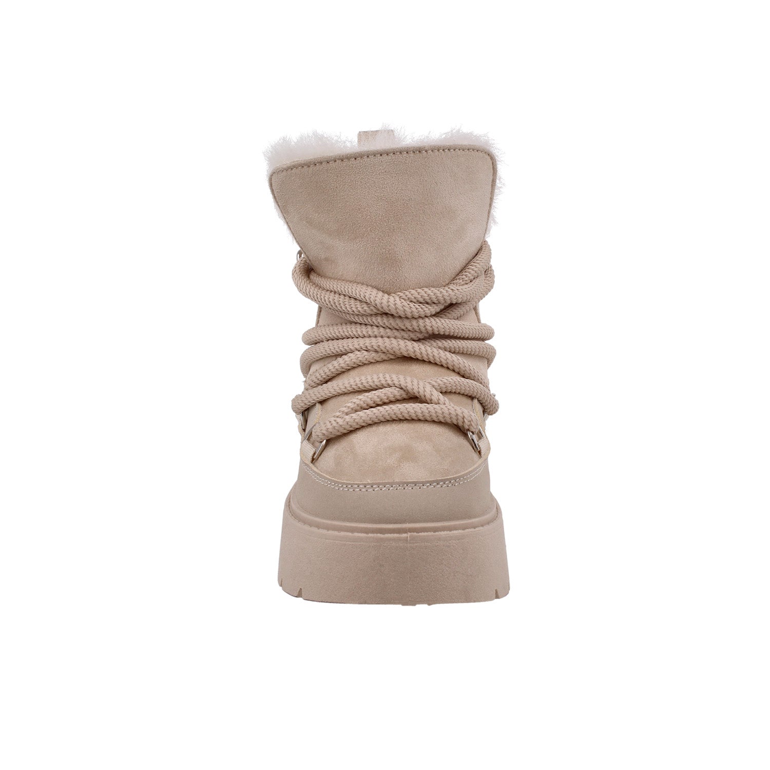 Bota Casual Vazza color Beige para Mujer