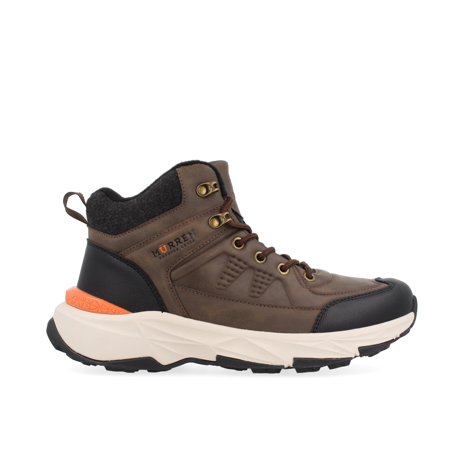 Botin Tipo Industrial Vazza color Cafe para Hombre