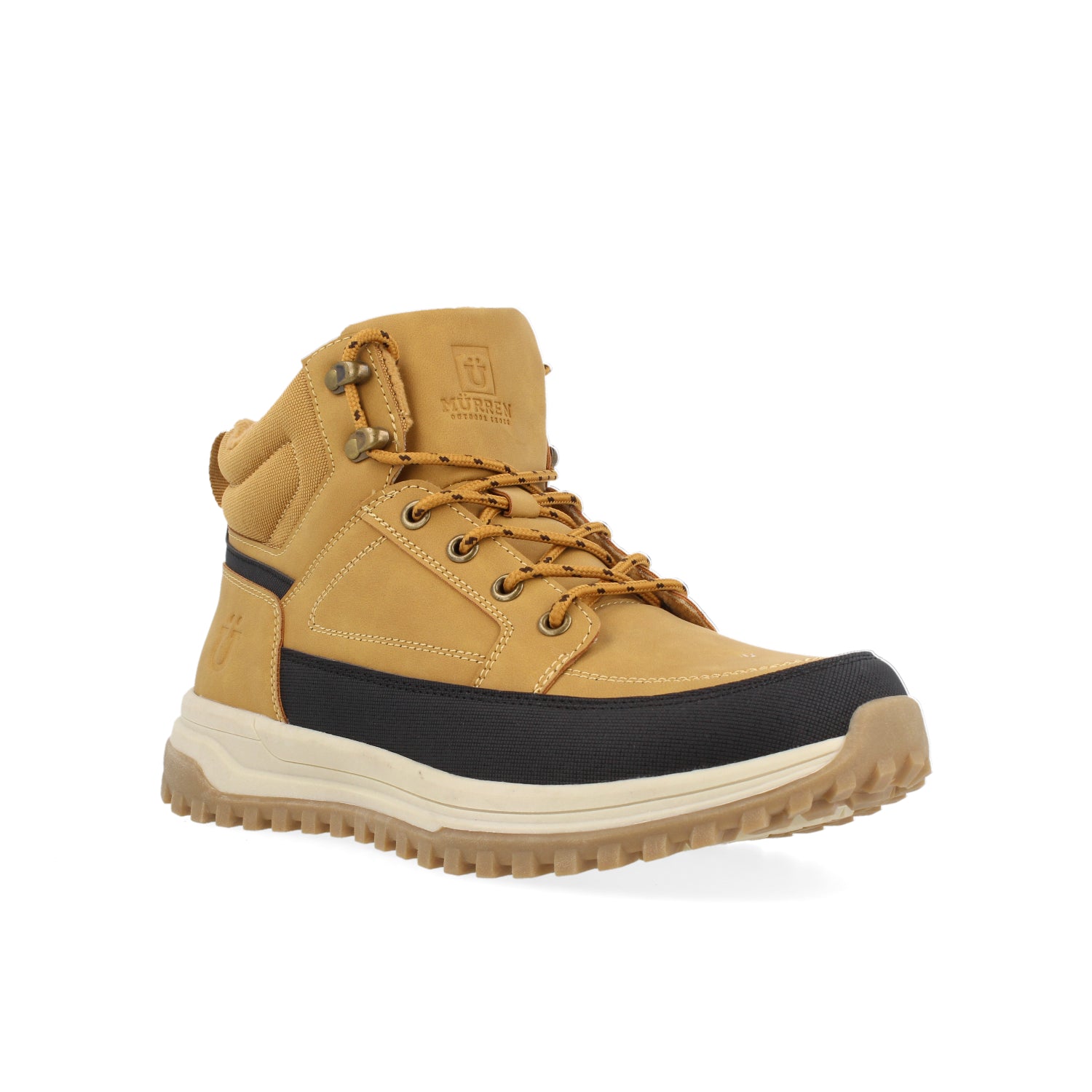 Botin Tipo Industrial Vazza color Camel para Hombre