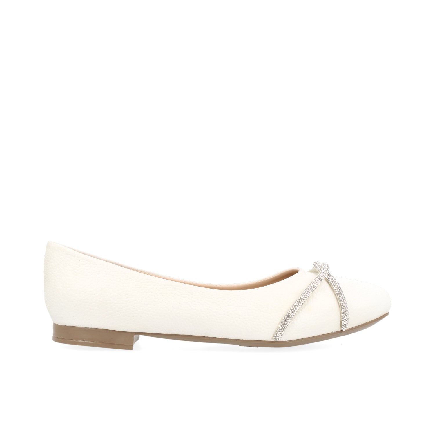 Ballerina Casual Vazza color Latte para Mujer