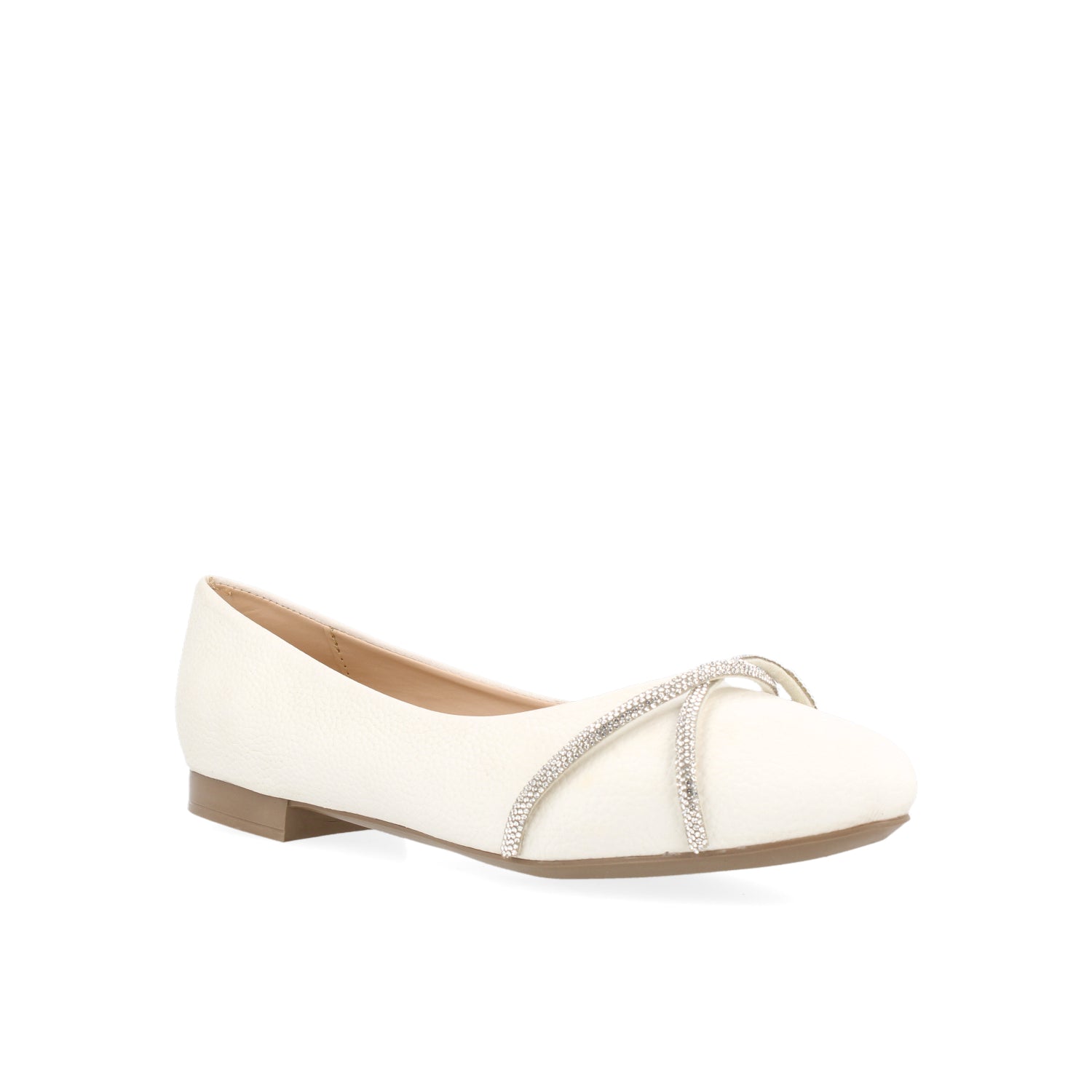 Ballerina Casual Vazza color Latte para Mujer