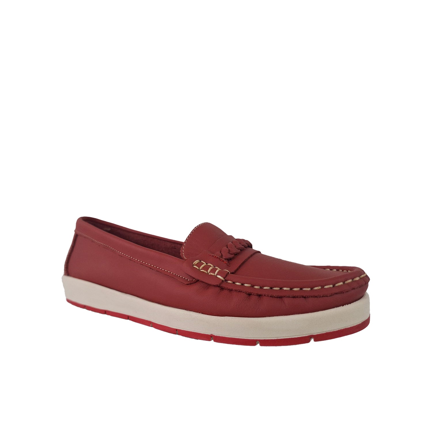 Zapato Casual Vazza color Rojo para Mujer