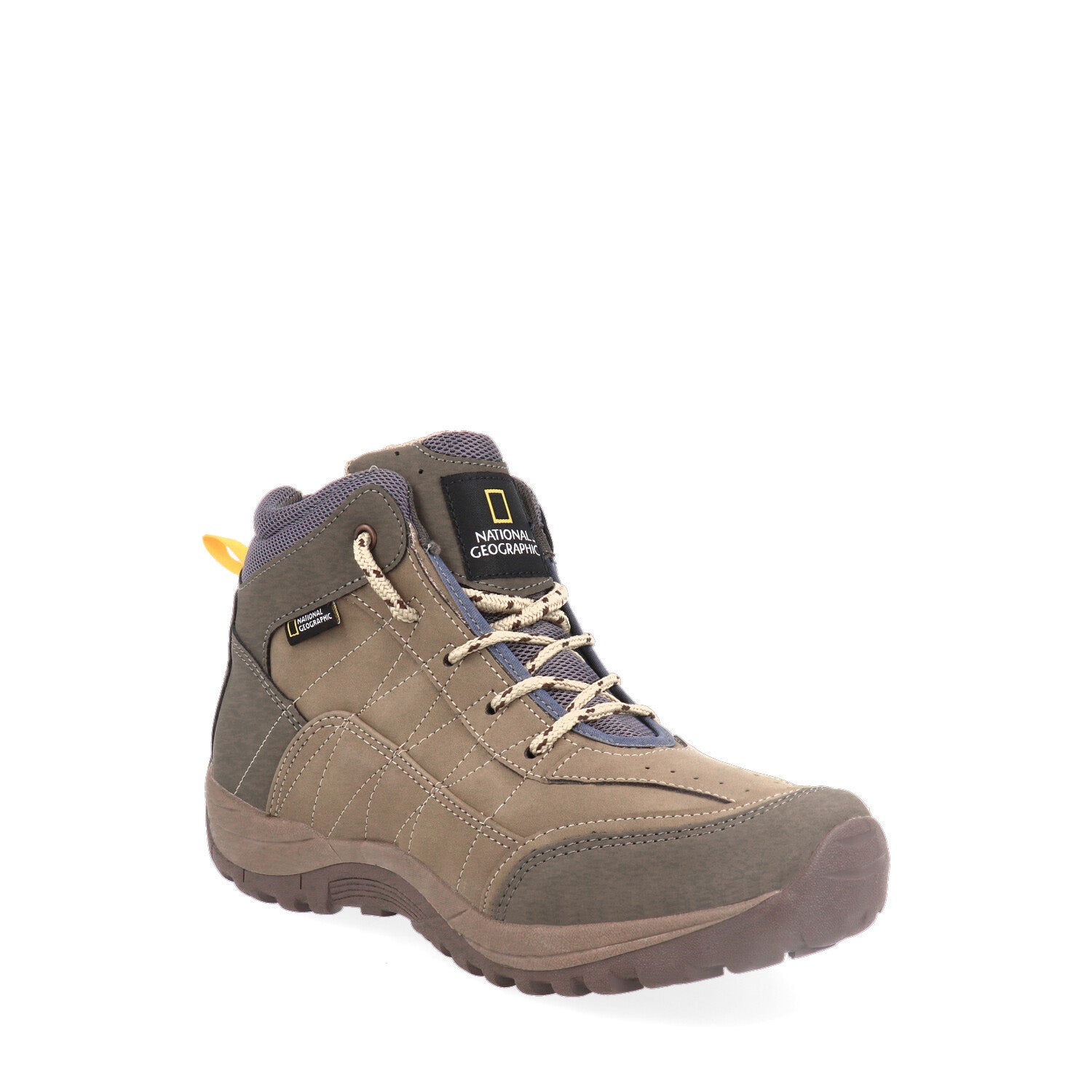 Botin Estilo Industrial National Geographic color Cafe para Hombre