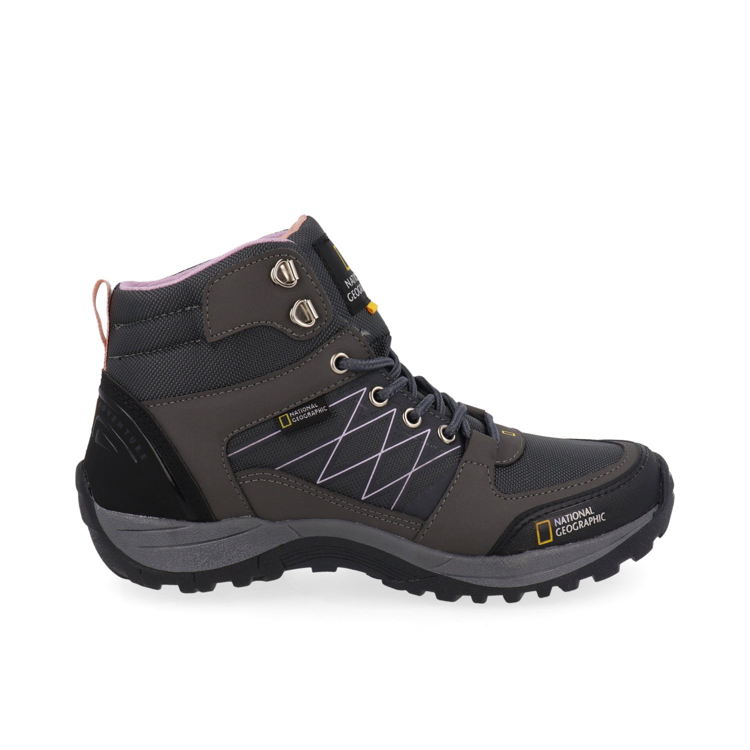 Botin Tipo Industrial Vazza color Gris para Mujer