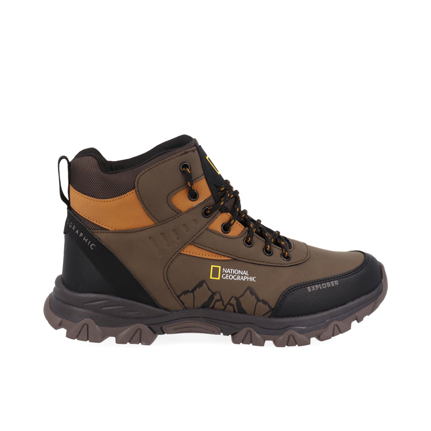 Botin Tipo Industrial Vazza color Ocre para Hombre