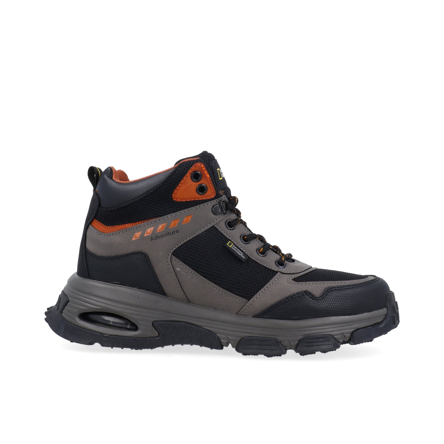 Botin Tipo Industrial Vazza color Negro/ Gris para Hombre