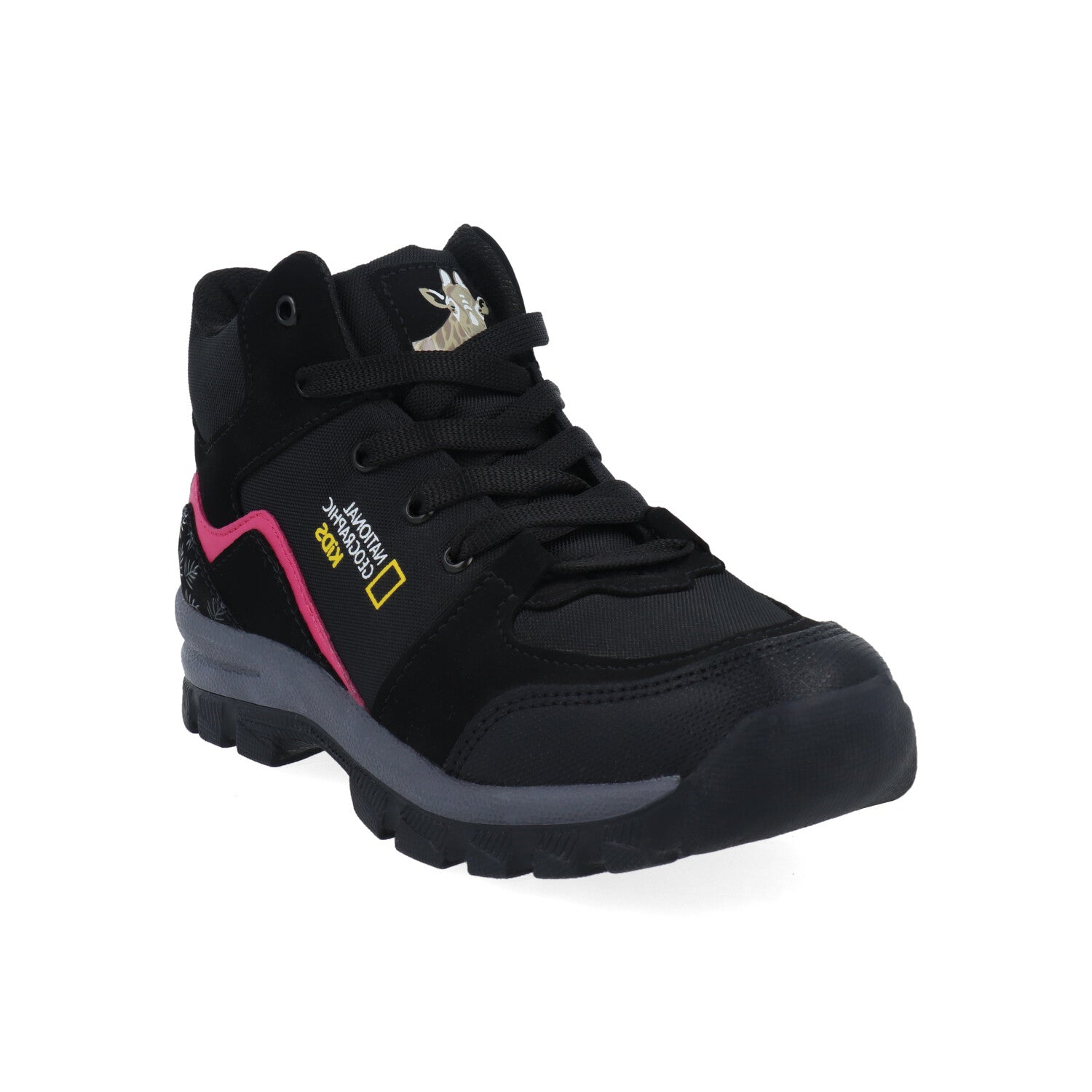 Botin Industrial National Geographic color Negro para Junior Niña