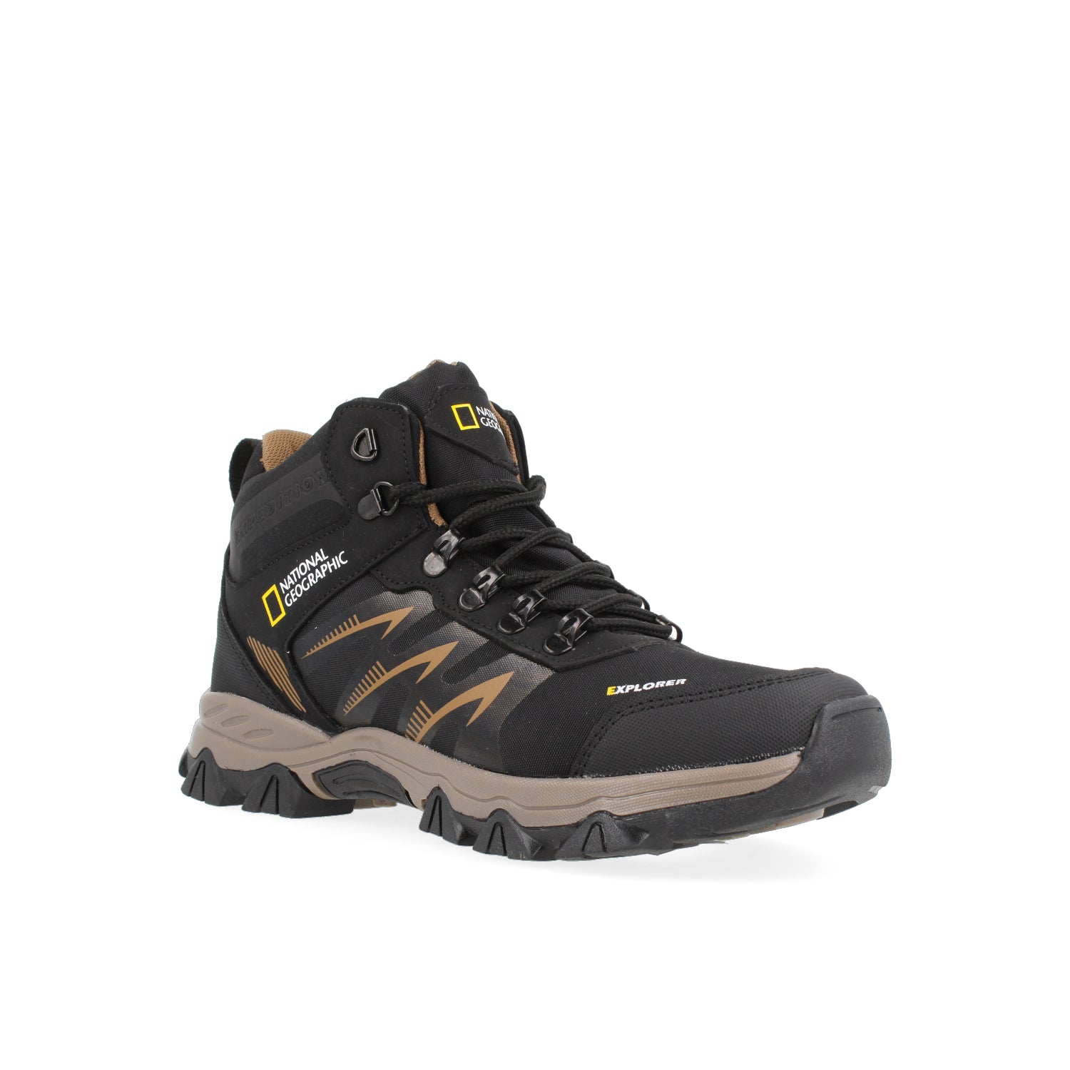 Botin Tipo Industrial National Geographic color Negro para Hombre