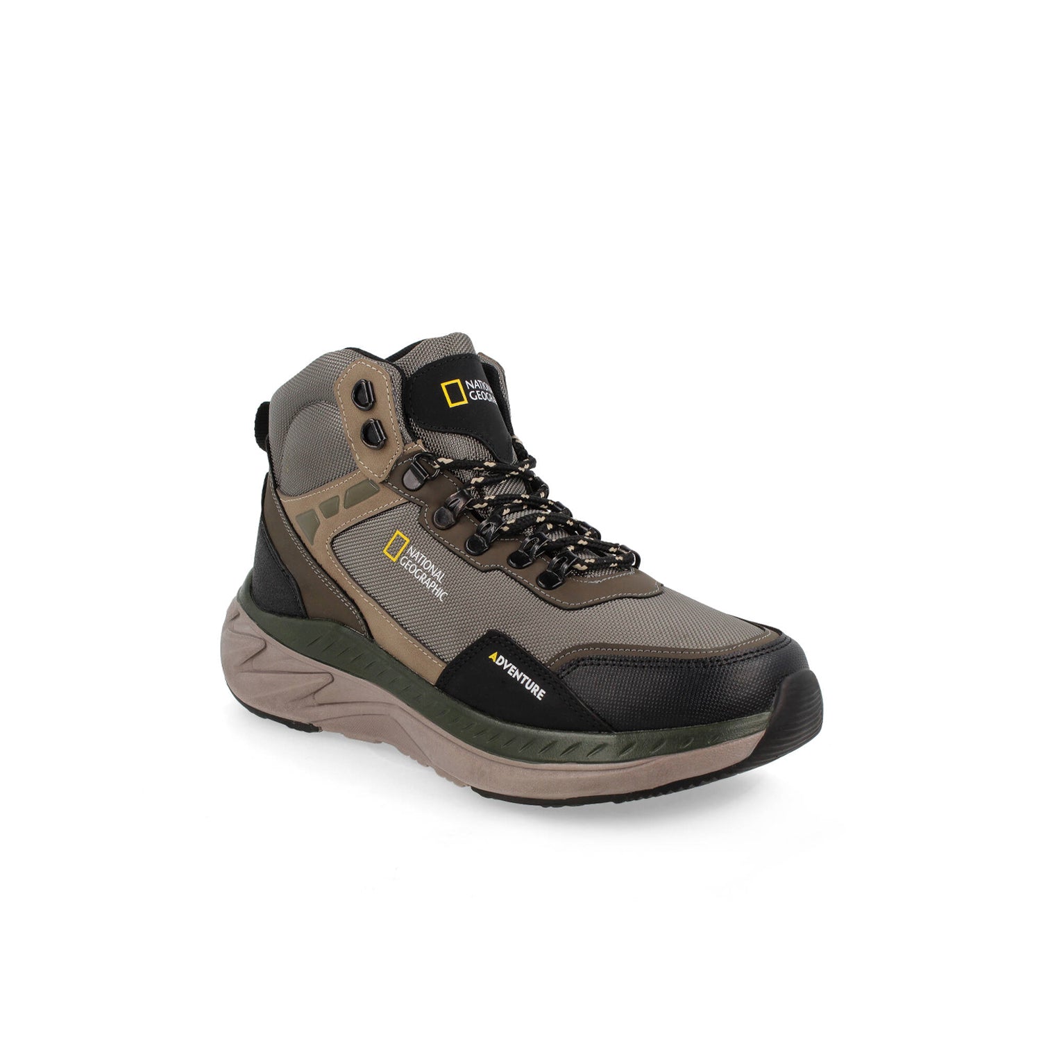 Botin Tipo Industrial National Geographic color Verde Militar para Hombre