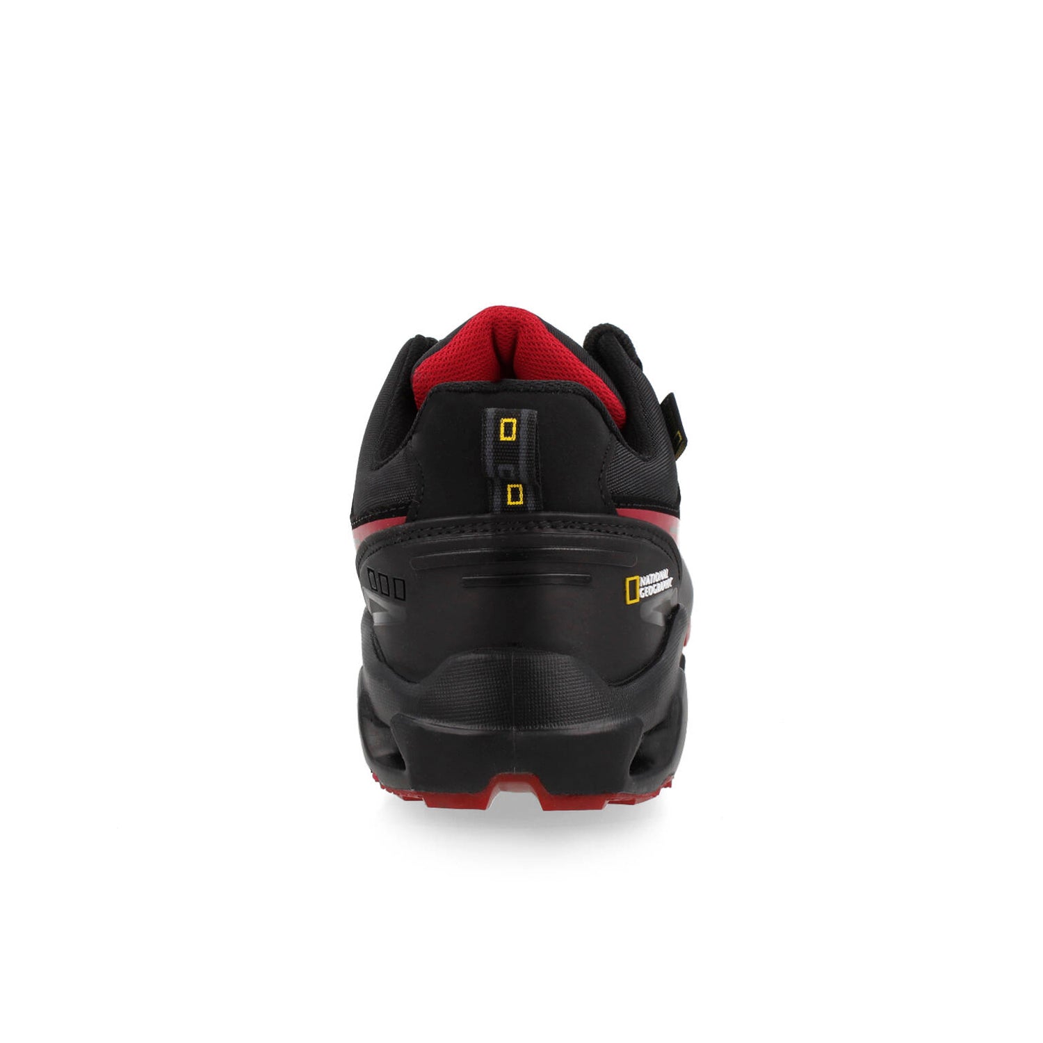 Tenis Urbano National Geographic color Negro Con Rojo para Hombre