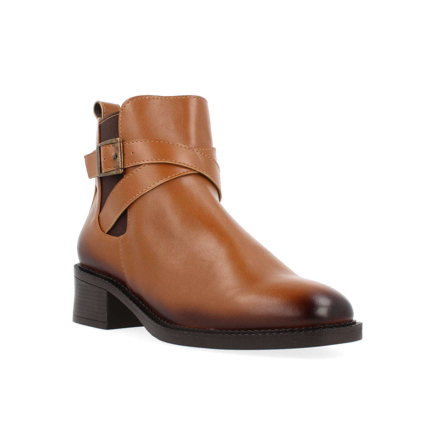 Botin Casual Vazza color Camel para Mujer