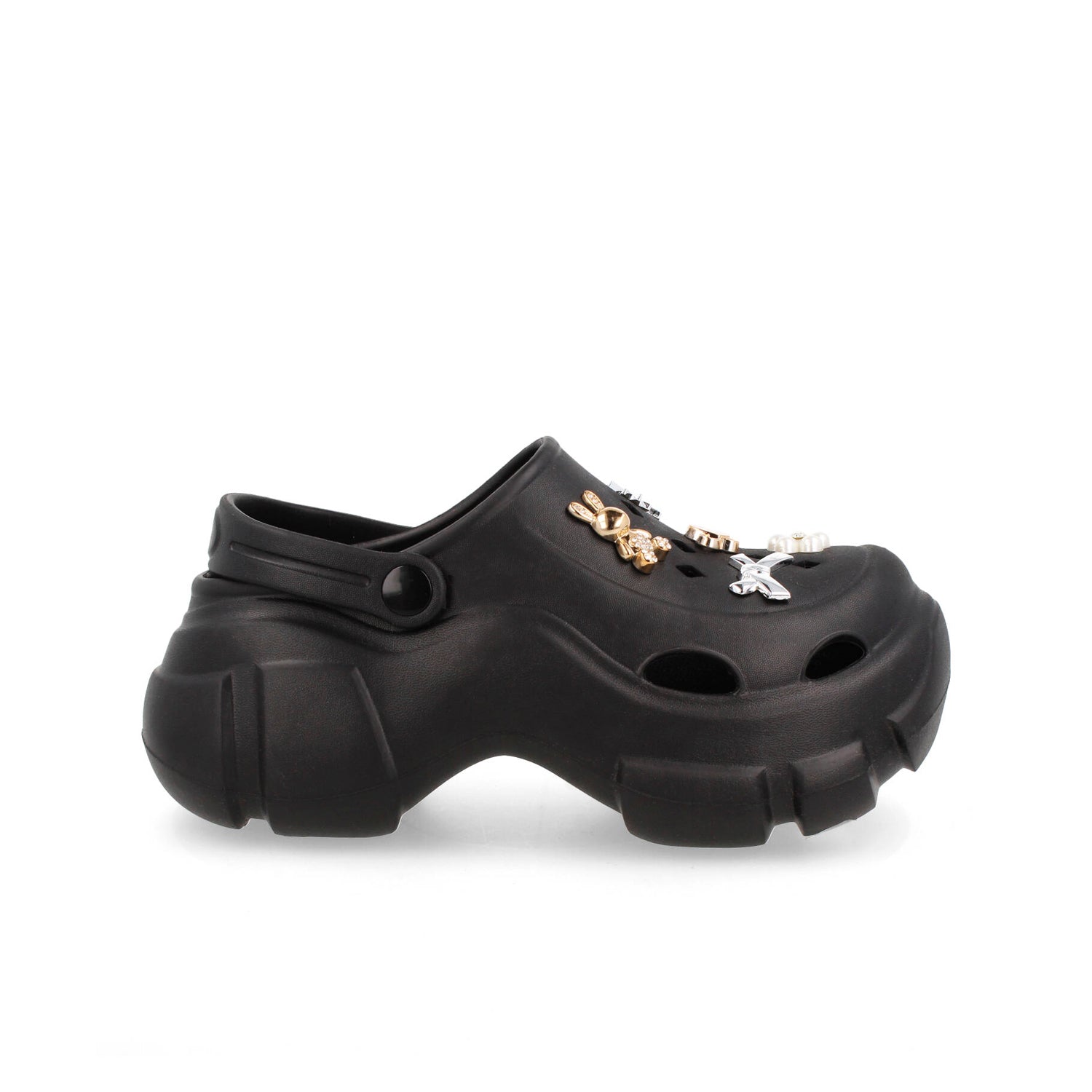 Sandalia de Playa Vazza color Negro para Mujer