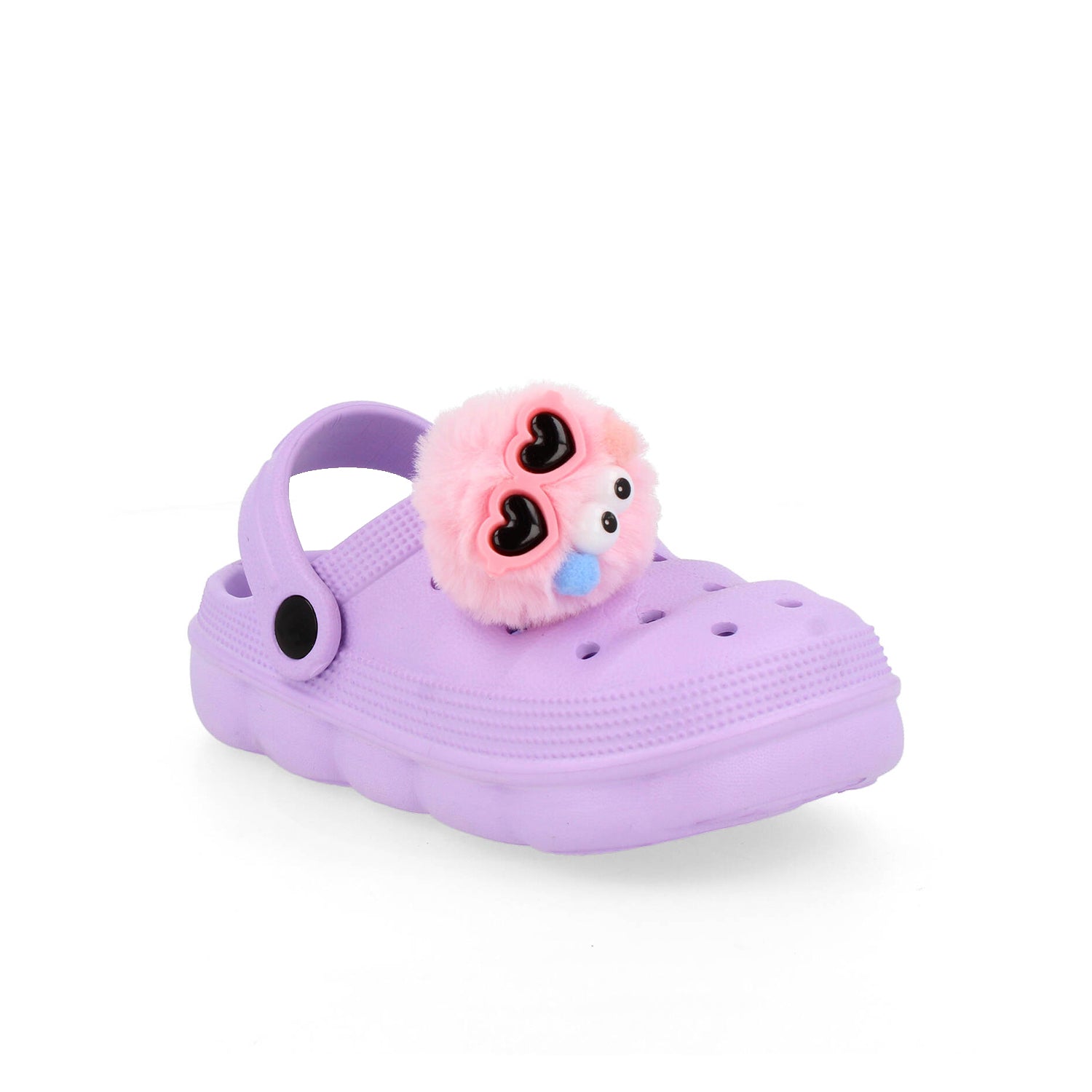 Sandalia de Playa Vazza color Lila con pompón para Niña