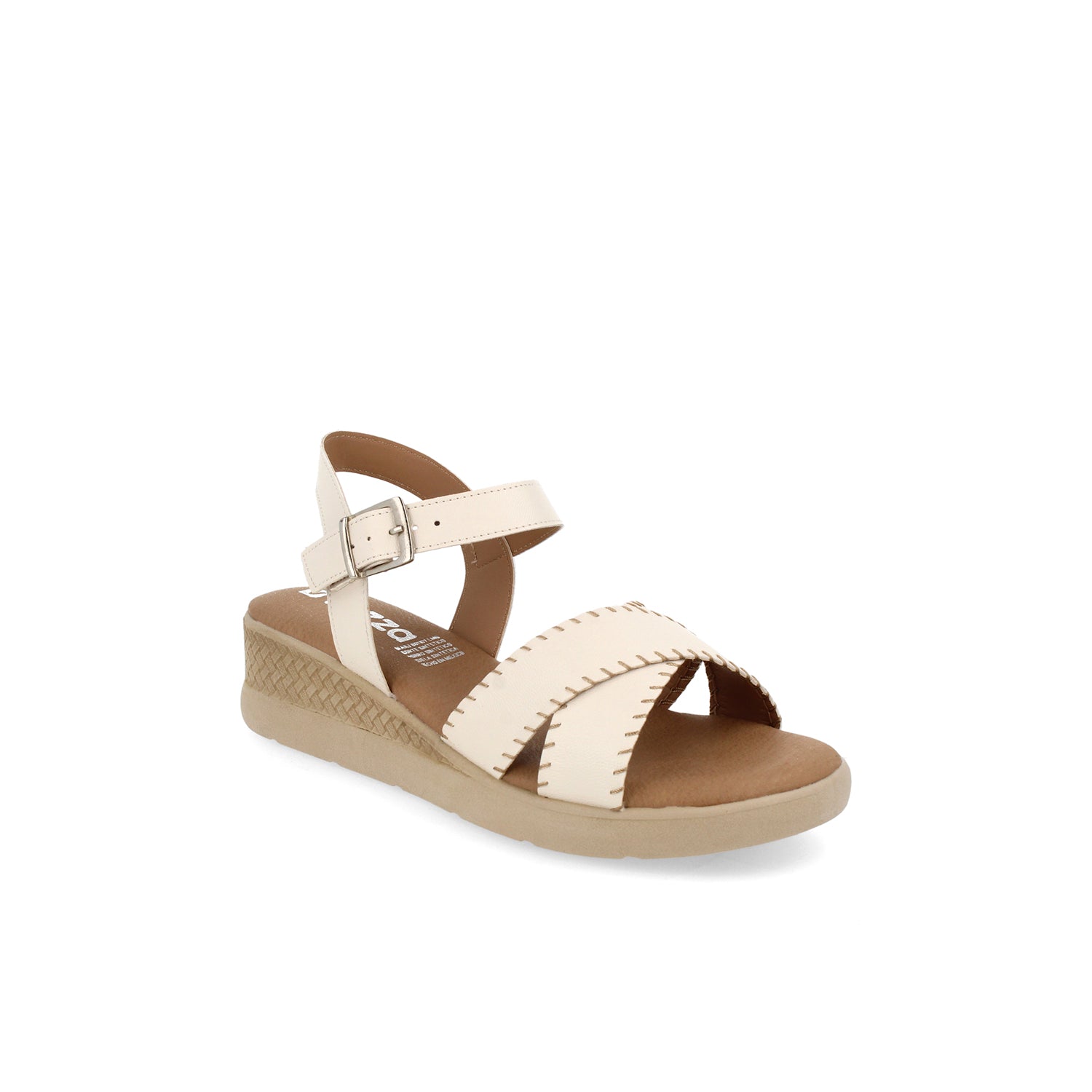 Sandalia Casual Vazza color Blanco para Mujer