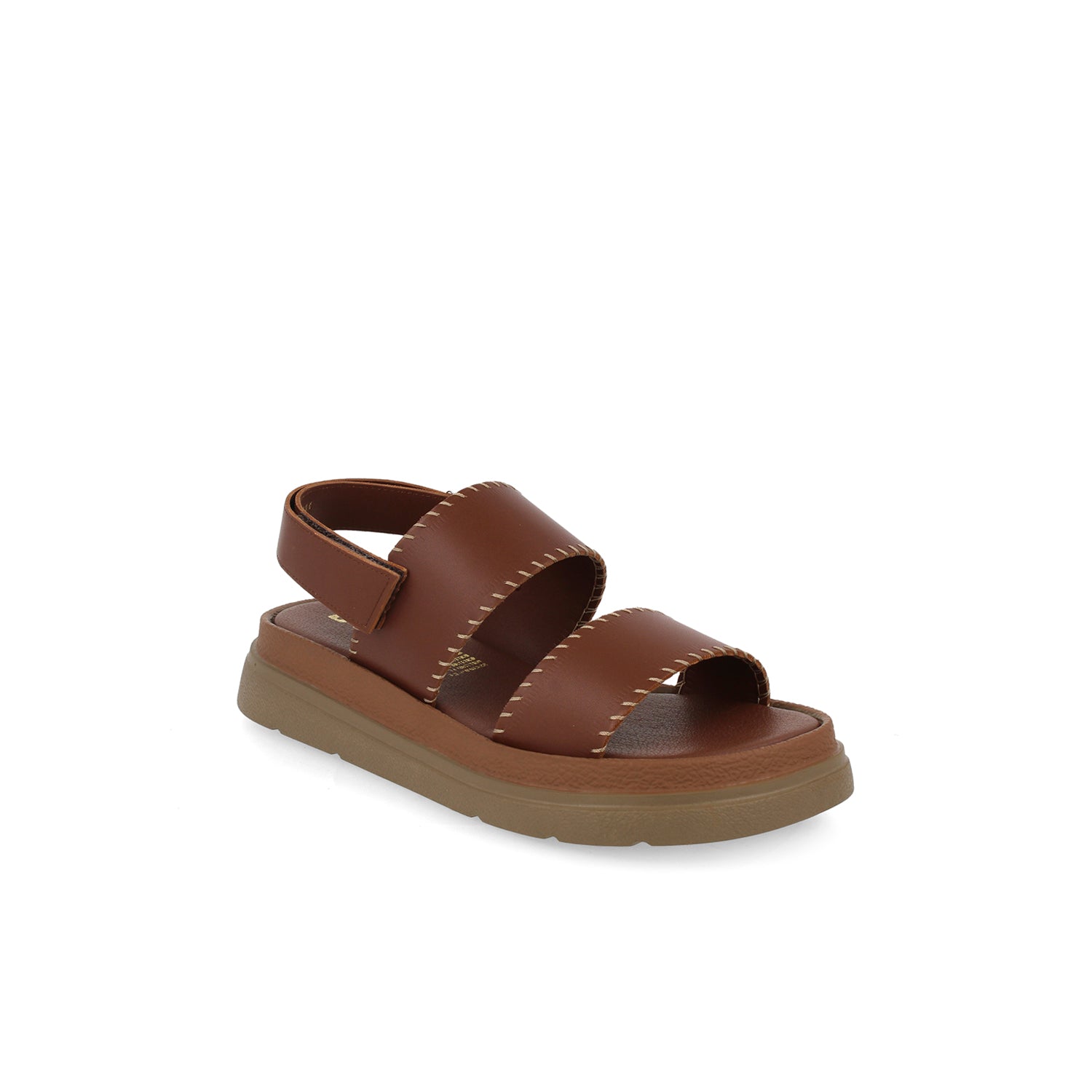 Sandalia Casual Vazza color Tan para Mujer
