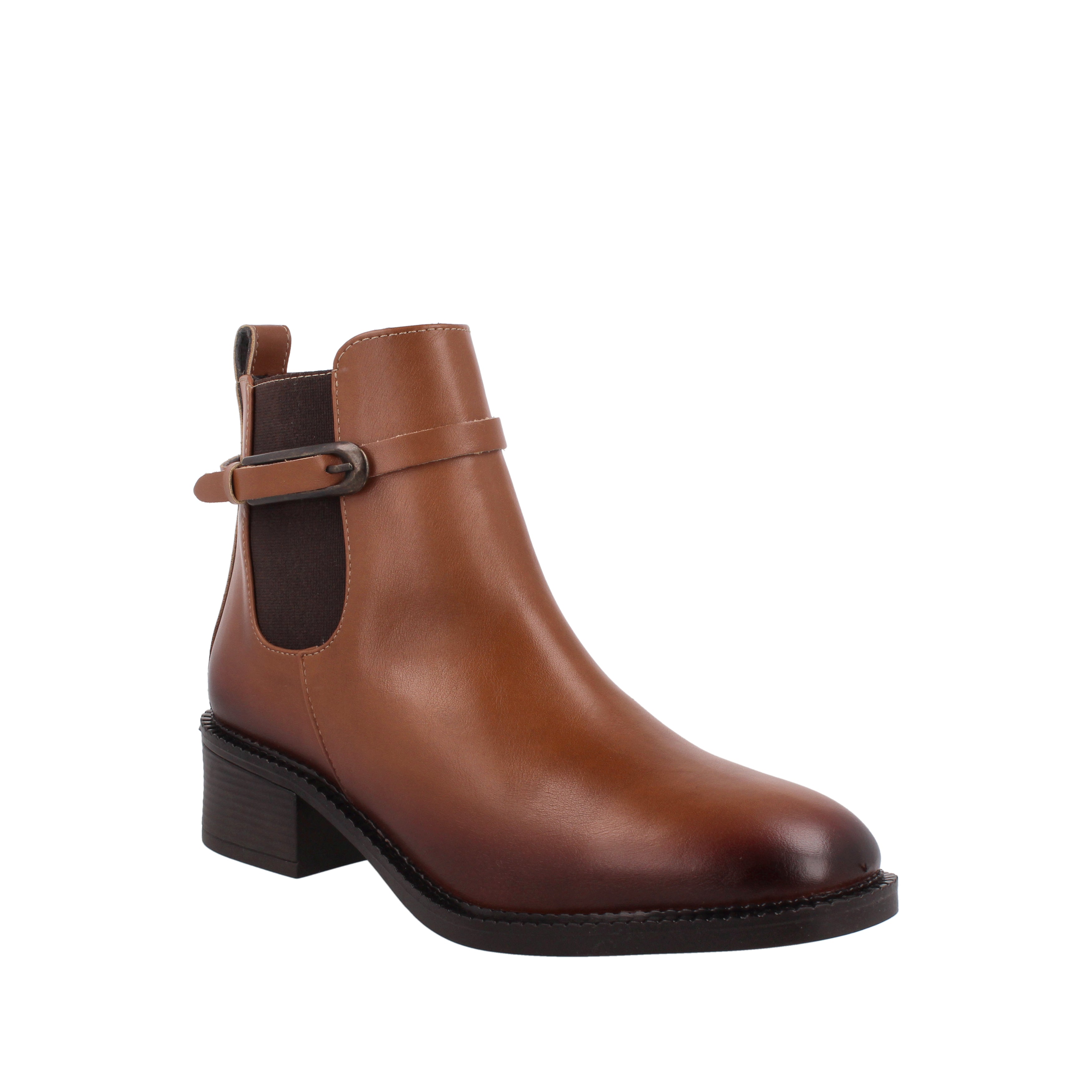 Botin Casual Vazza color Camel para Mujer