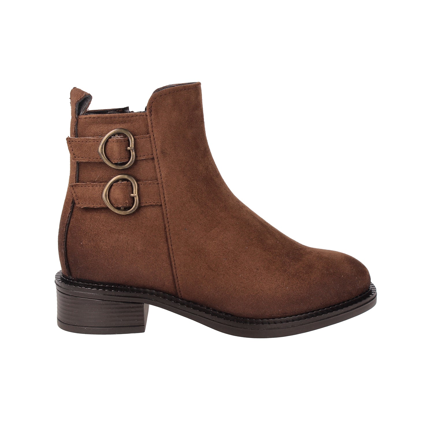 Botin Casual Vazza color Cafe para Niña