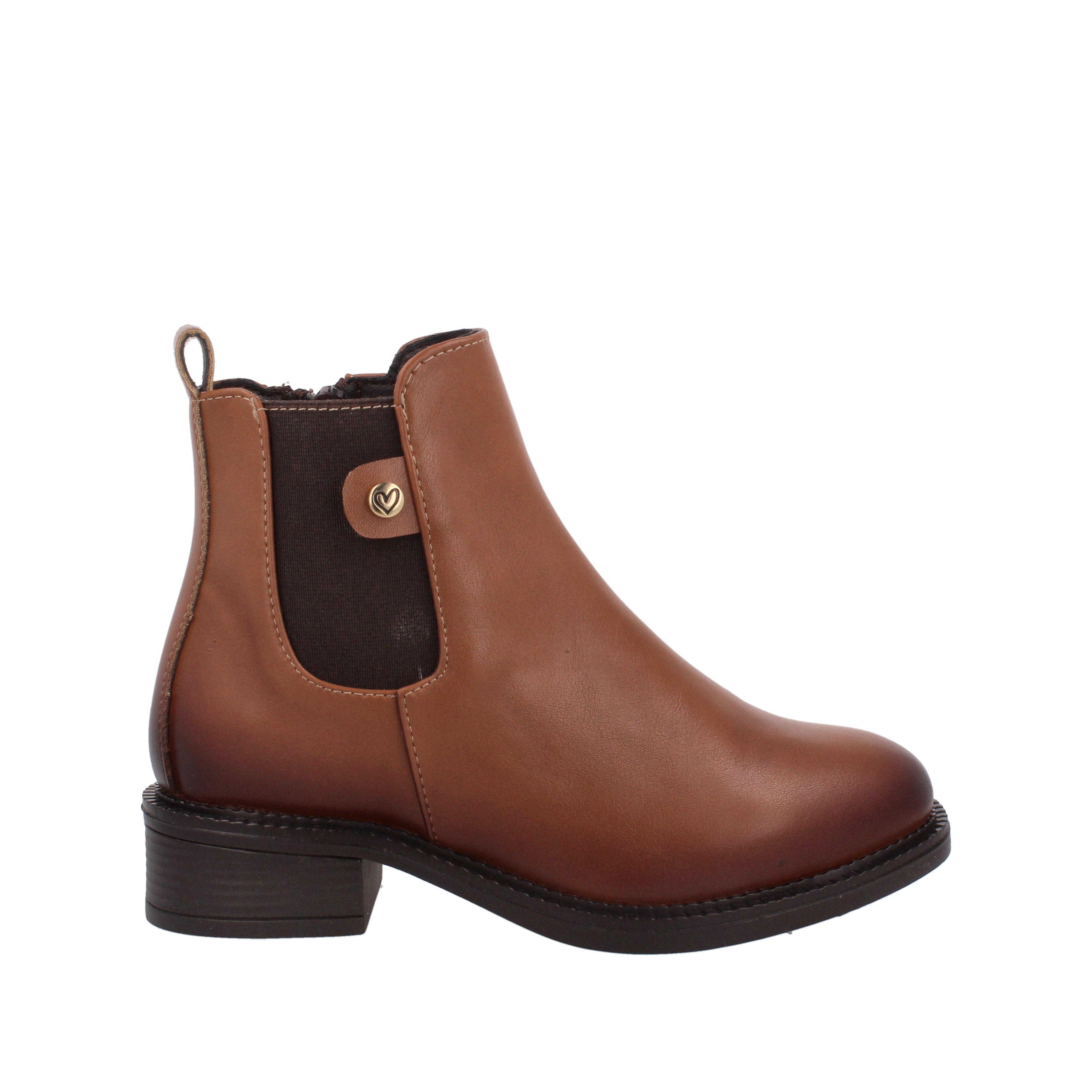 Botin Casual Vazza color Camel para Niña