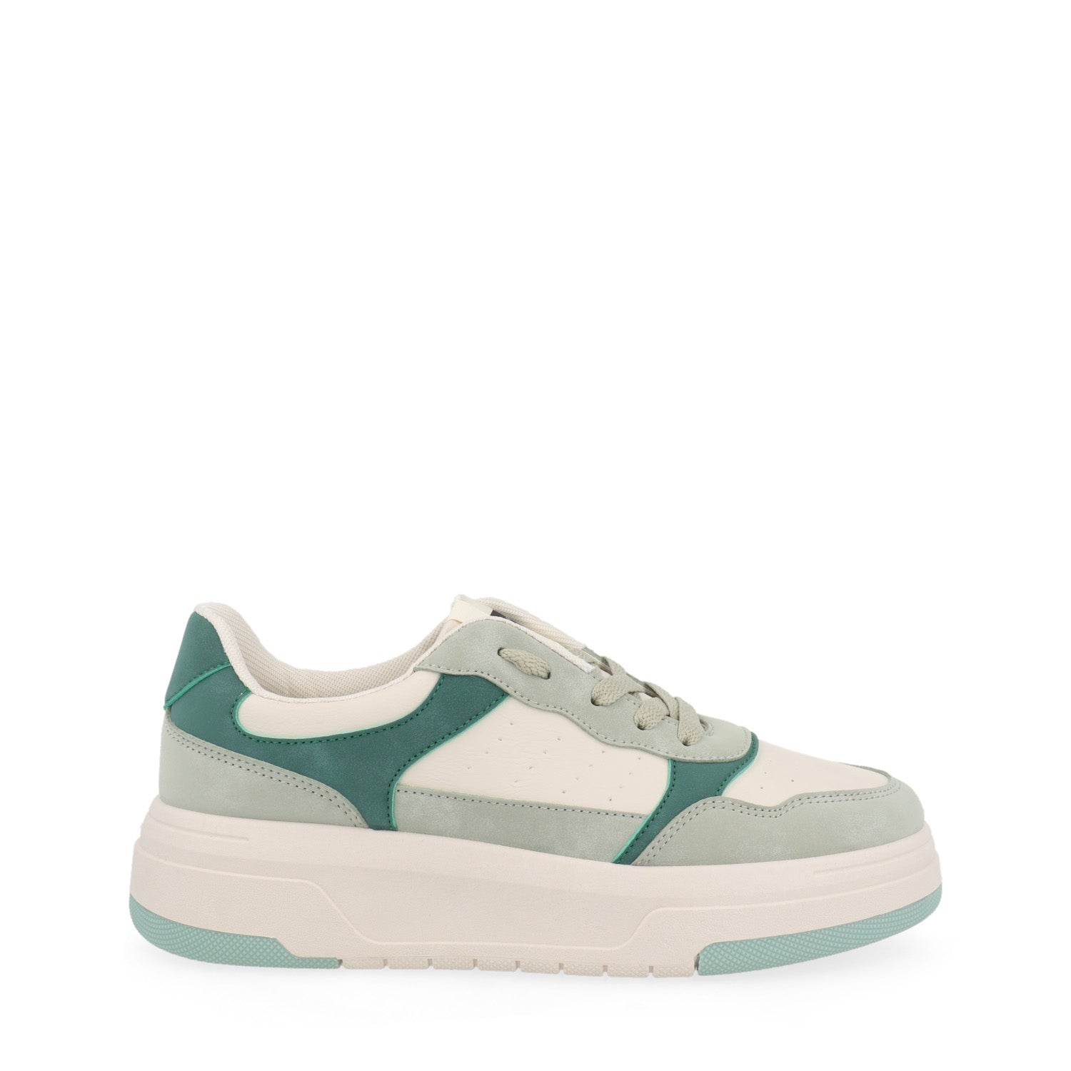 Tenis Urbano Vazza color Verde/ Blancopara Mujer