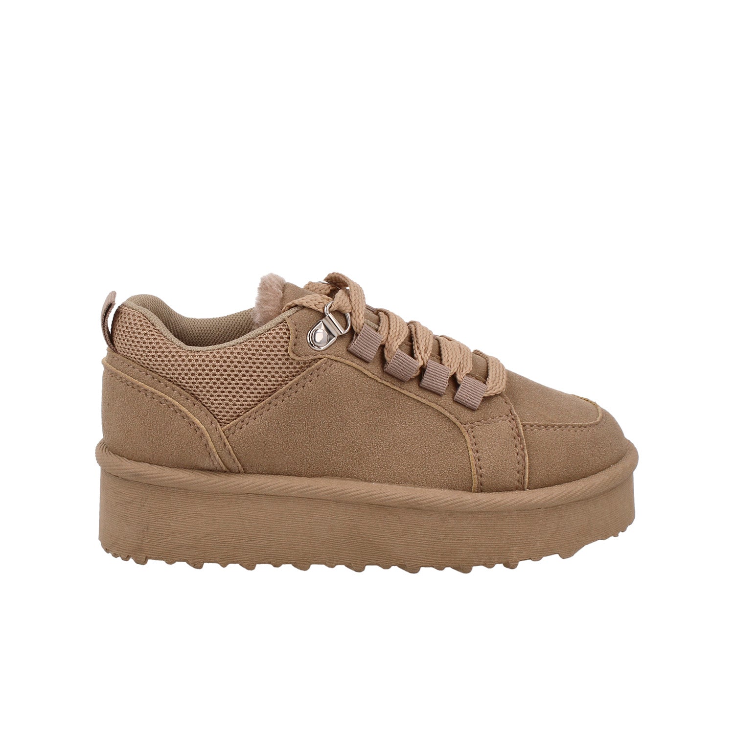 Tenis Casual Vazza color Taupe para Niña