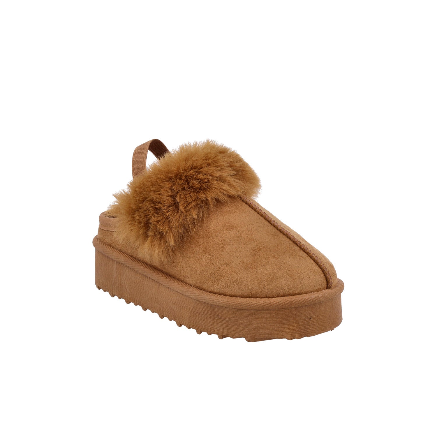 Pantufla Casual Vazza color Camel para Mujer