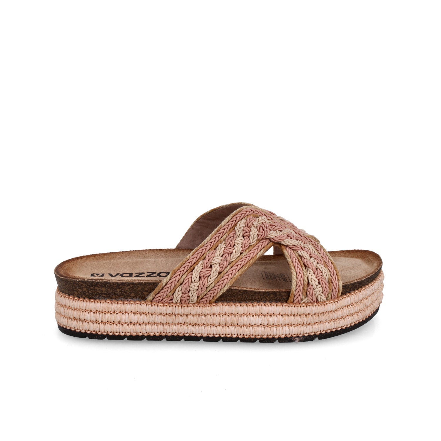 Sandalia Casual Vazza color Rosa para Mujer