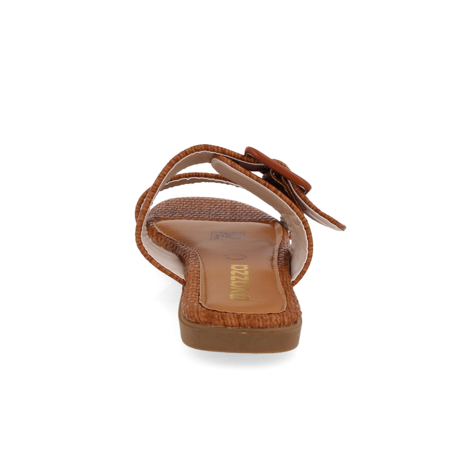 Sandalia Casual Vazza color Cafe para Mujer