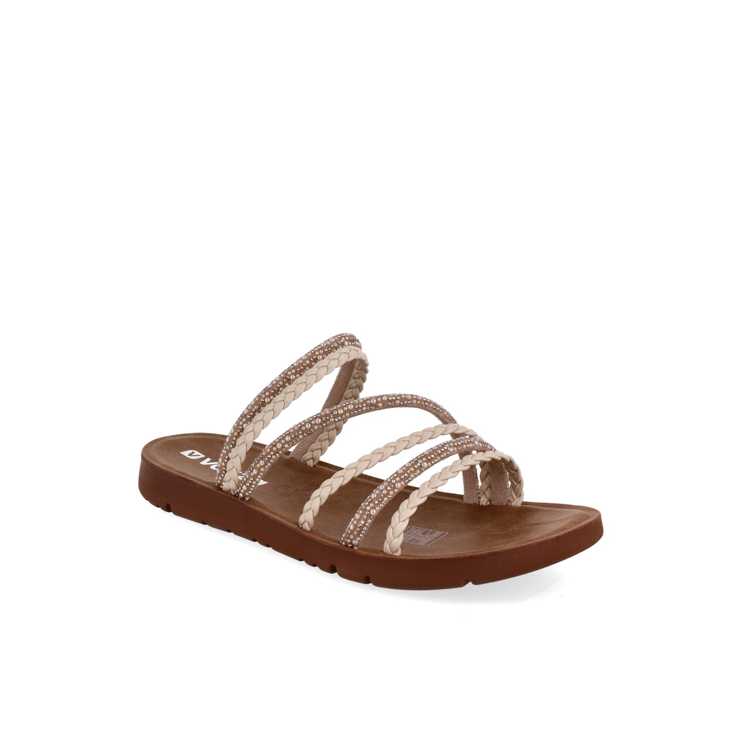 Sandalia Casual Vazza color Blanco para Mujer