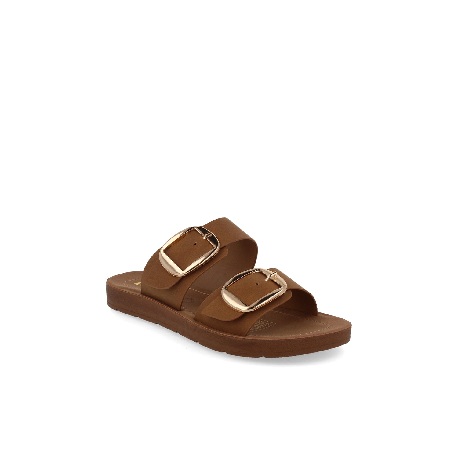 Sandalia Casual Vazza color Camel para Mujer