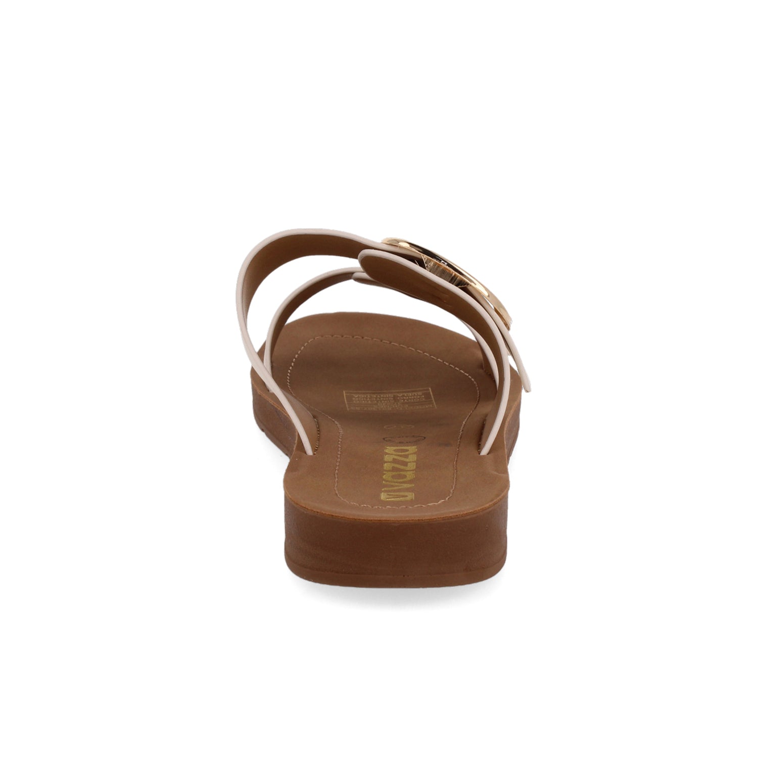 Sandalia Casual Vazza color Latte para Mujer