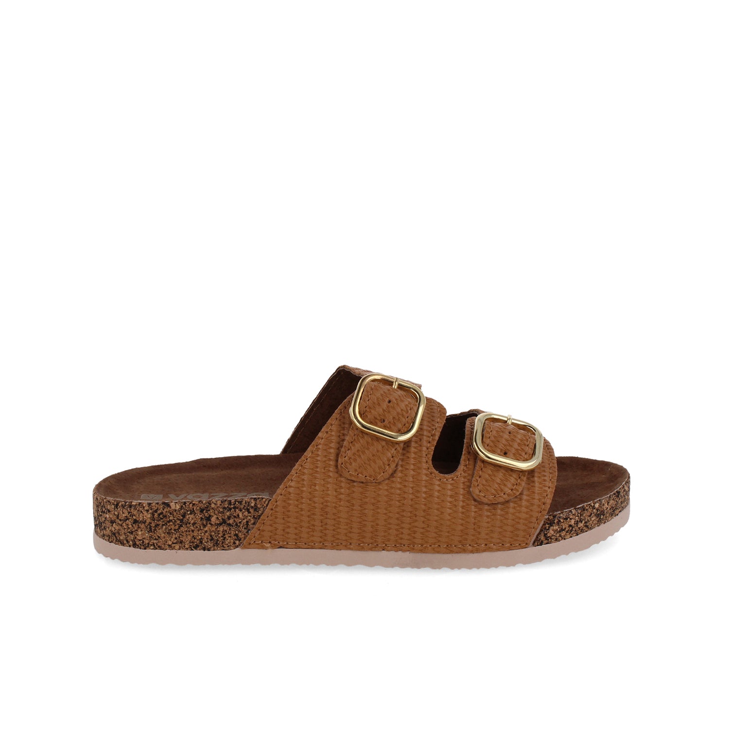 Sandalia Casual Vazza color Camel para Mujer