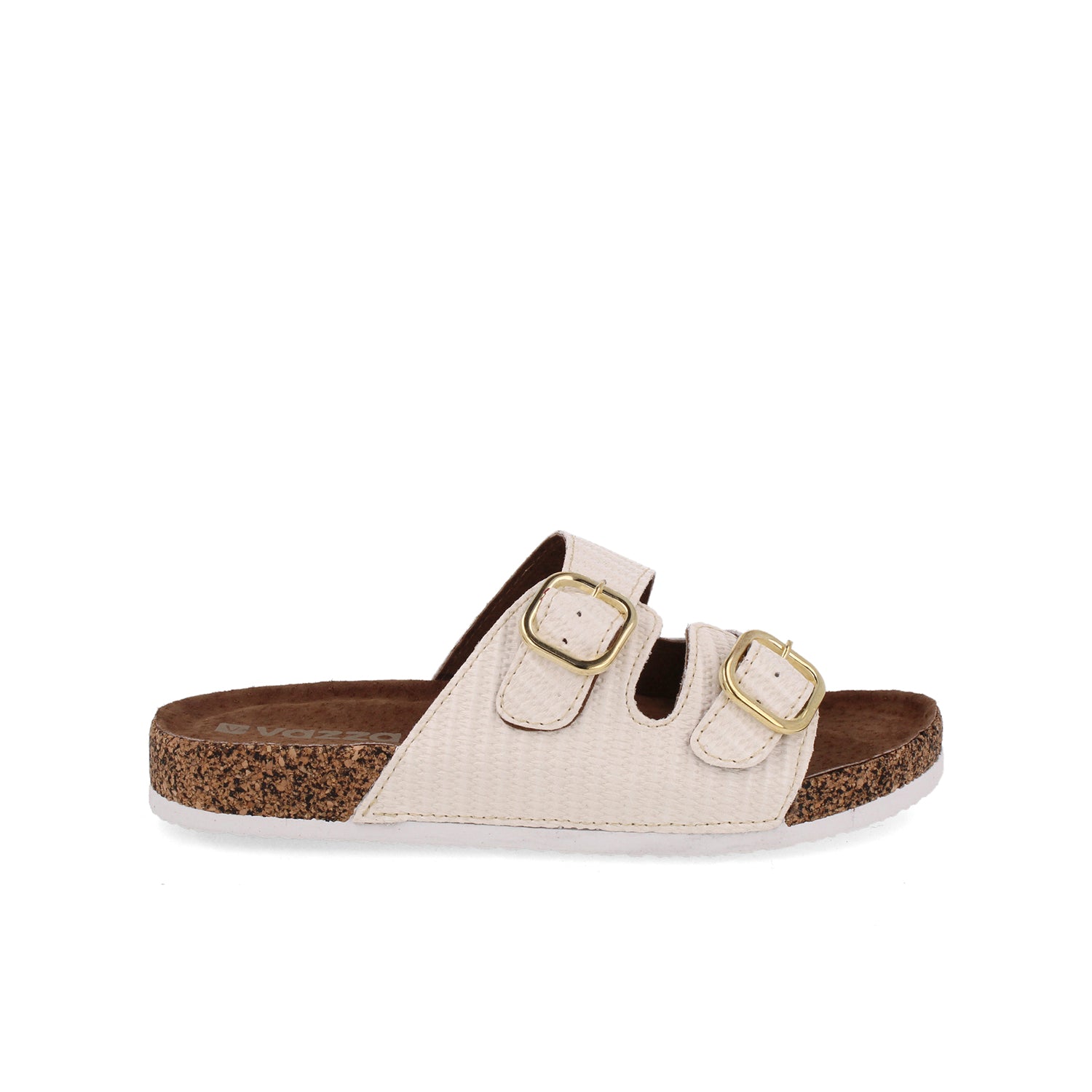 Sandalia Casual Vazza color Hueso para Mujer